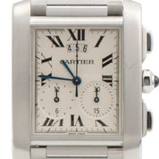 坦克法兰西腕表（Tank Française Chronoflex）W51024Q3 石英 白色