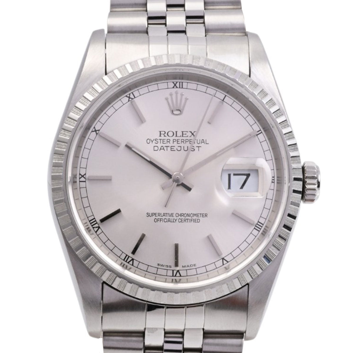 1996年頃製 デイトジャスト 36mm 16220 自動巻き シルバー