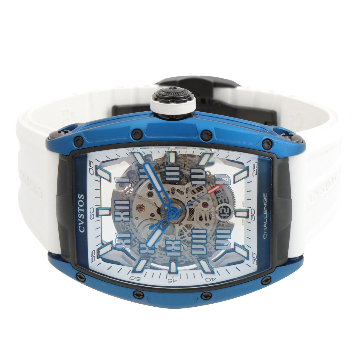 チャレンジジェットライナー P-S オートマティック 41mm CVT-JET2-LTD BLALUBKTT 自動巻き スケルトン