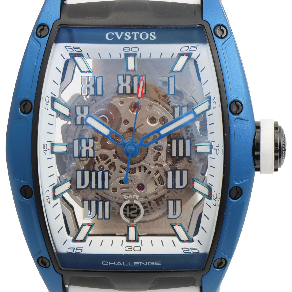 チャレンジジェットライナー P-S オートマティック 41mm CVT-JET2-LTD BLALUBKTT 自動巻き スケルトン