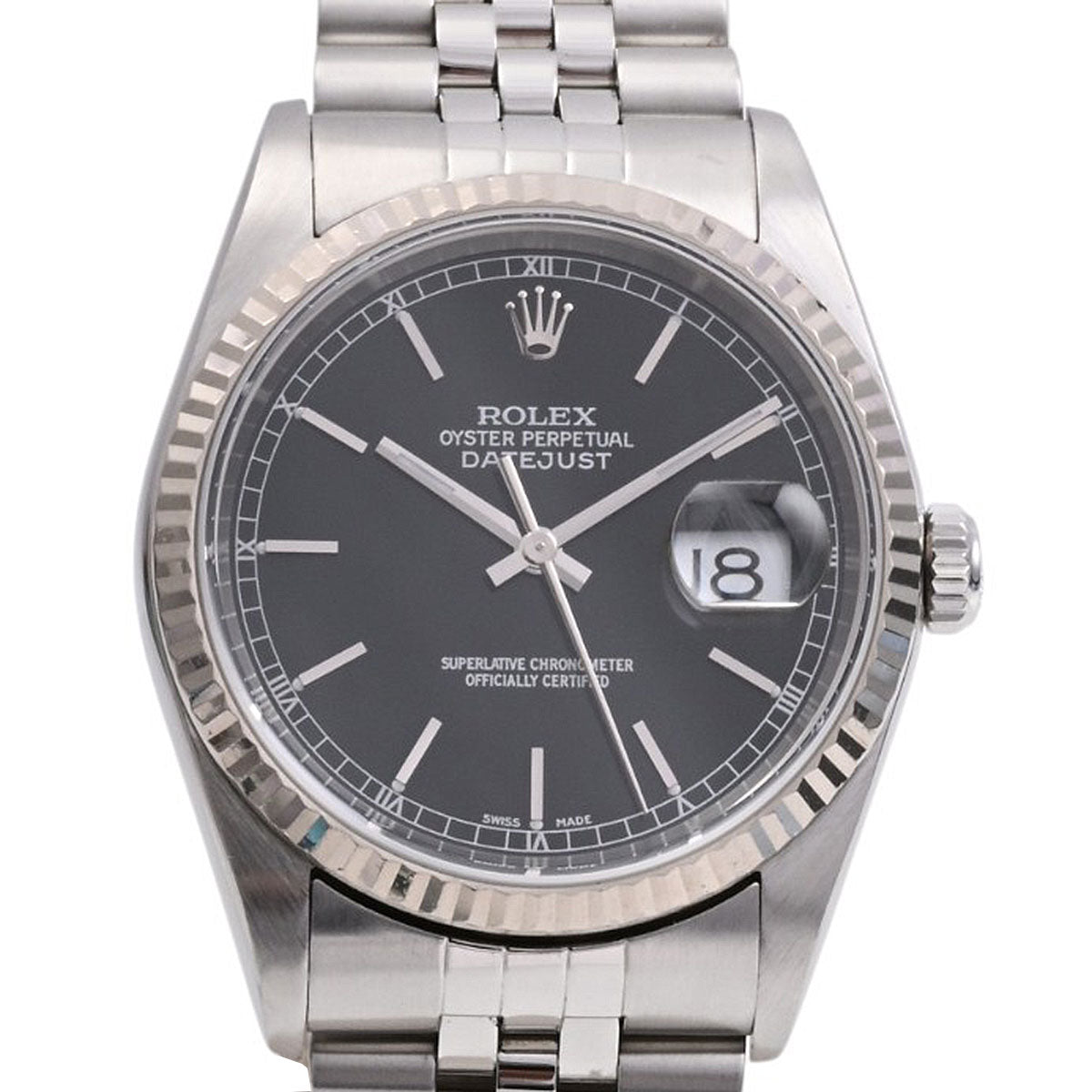 2002年頃製 デイトジャスト 36mm 16234 自動巻き ブラック