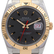 2005年頃製 デイトジャストターノグラフ 36mm 116263 自動巻き ブラック