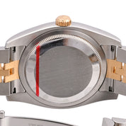 Circa 2012 Datejust 36mm 10-point Diamond 116233G Automatic Champagne