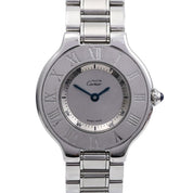 Must21SM W10109T2 Quartz Silver