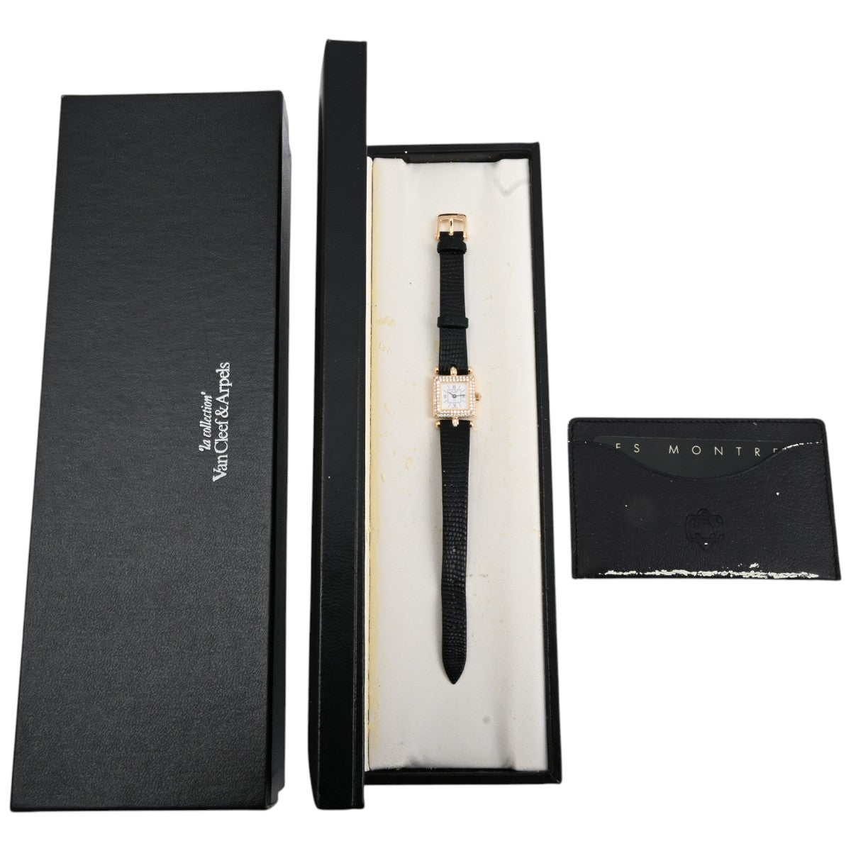 18K Diamond Classic Square Watch 122945 Quartz White