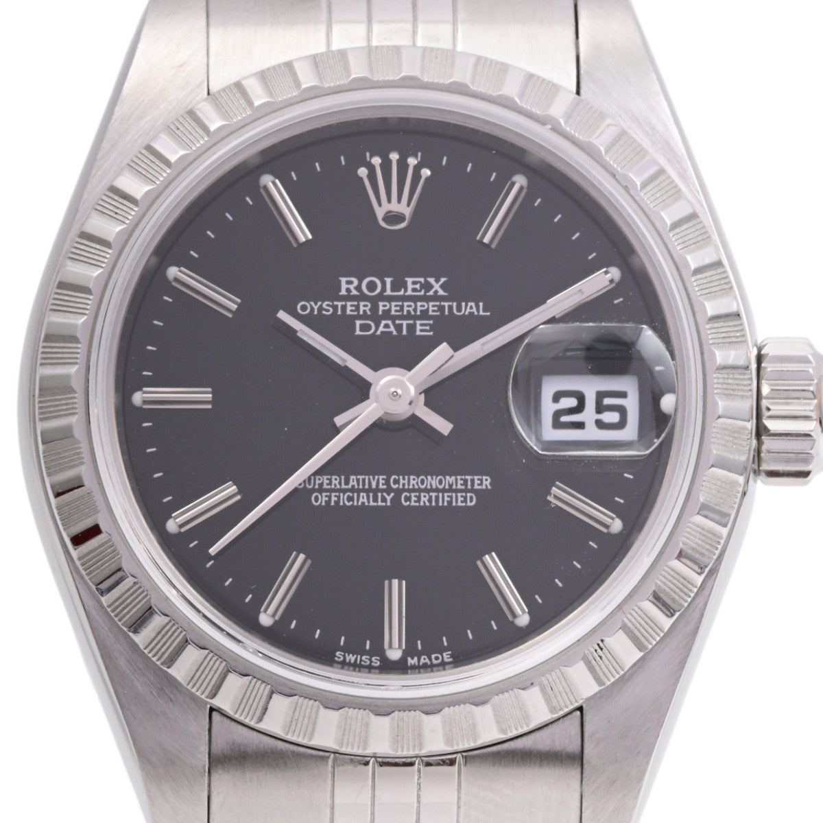 2002年頃製 オイスターパーペチュアルデイト 26mm 79240 自動巻き ブラック