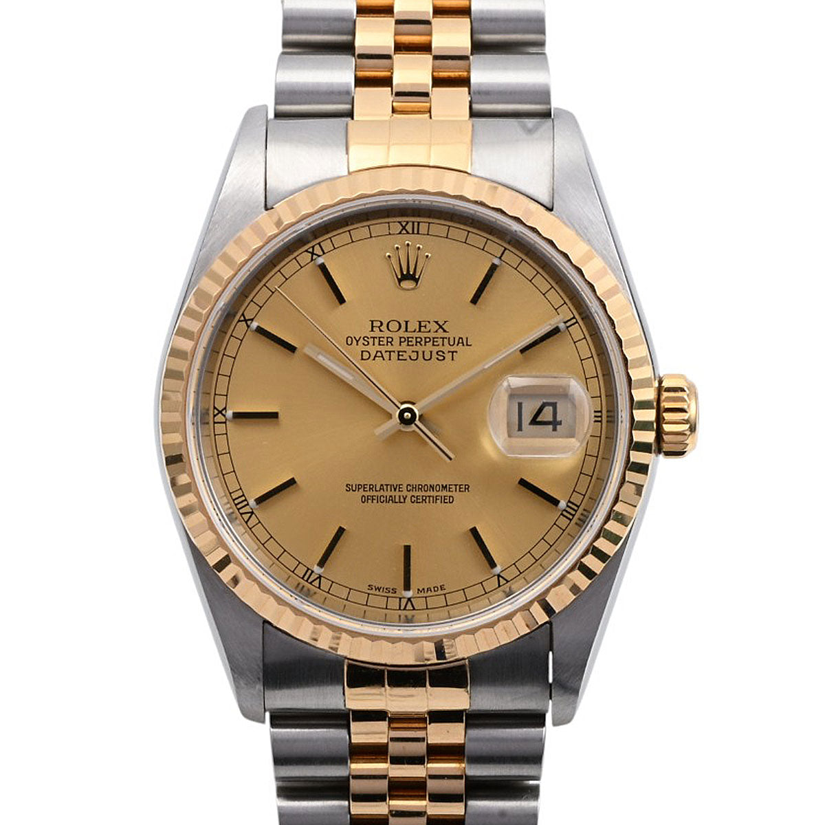 2002 Datejust 36mm 16233 Automatic Gold