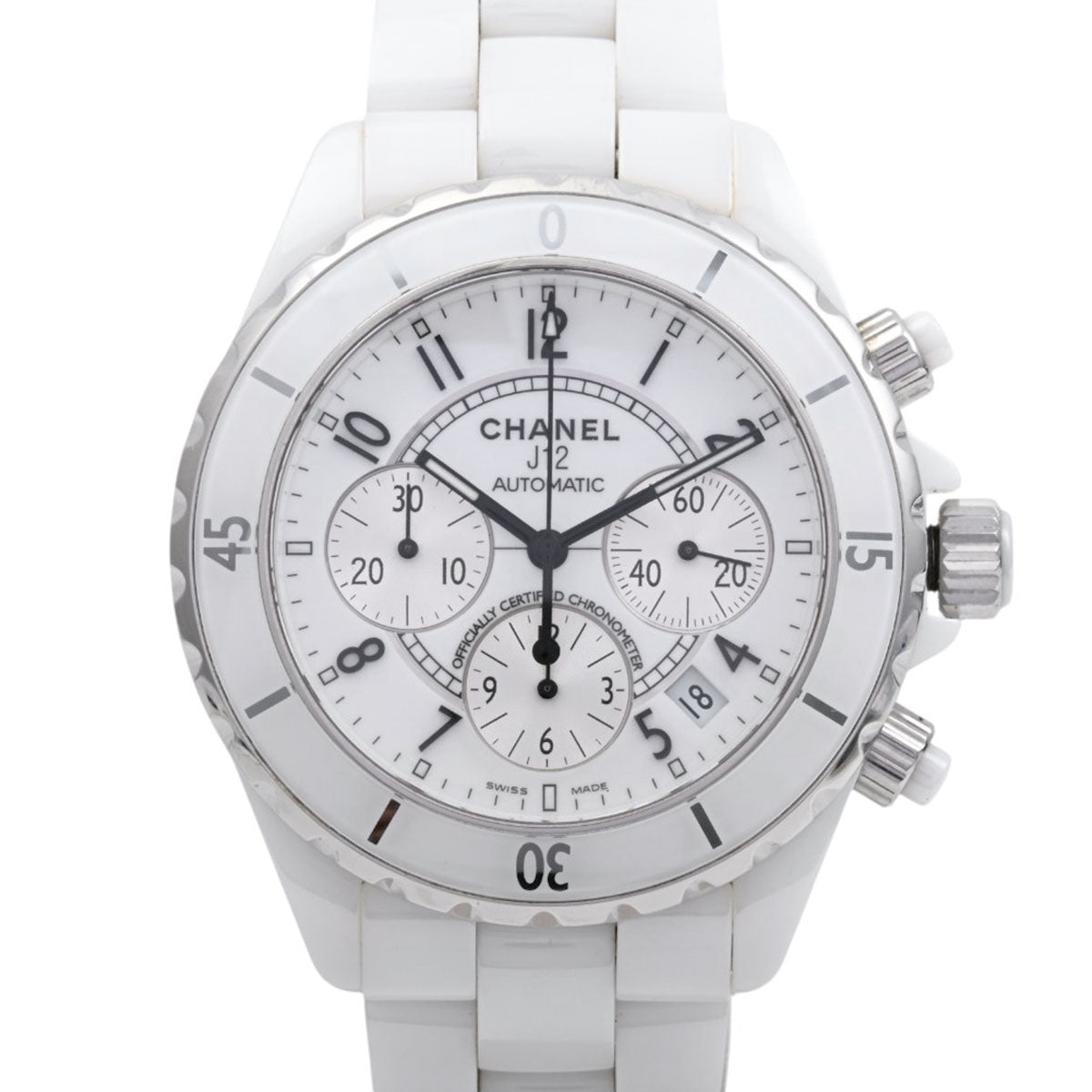 J12クロノグラフ H1007 自動巻き 41mm ホワイト