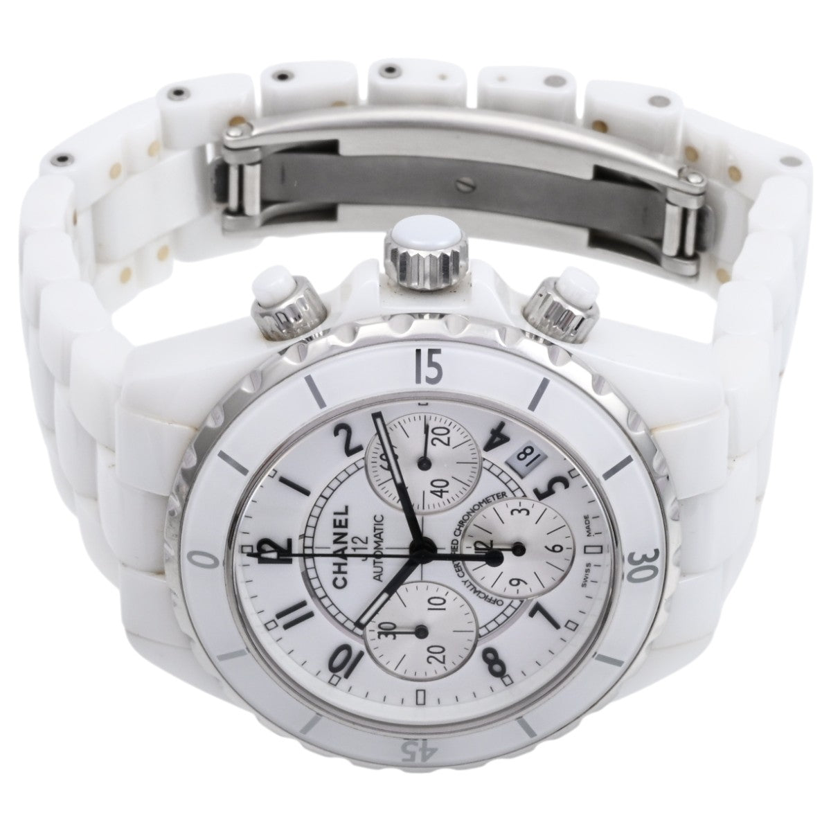 J12クロノグラフ H1007 自動巻き 41mm ホワイト