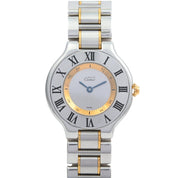 Cartier 21 Must 系列 W10075R6 石英 银色
