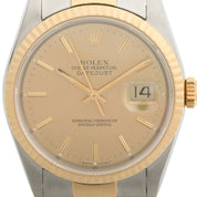 Datejust 36mm 16233, circa 1993, automatic, champagne