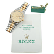 Datejust 36mm 16233, circa 1993, automatic, champagne