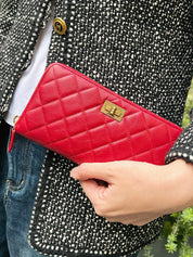 2015年頃製 2.55ターンロックプレートロングウォレット レッド