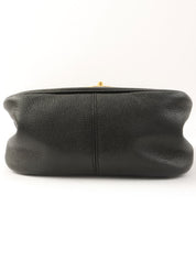 1995 Caviar Skin CC Turnlock Backpack in Black