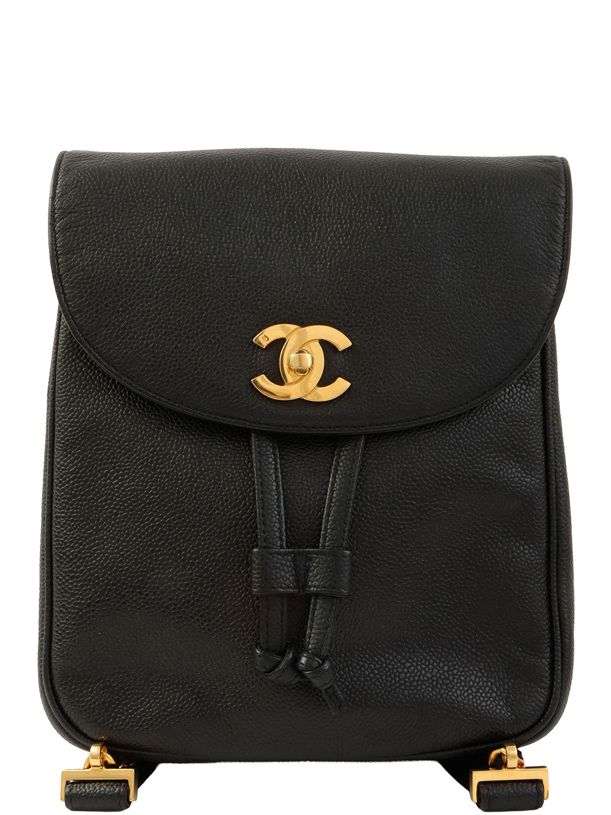 1995年頃製 キャビアスキンCCターンロックバックパック ブラック