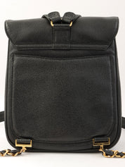 1995年頃製 キャビアスキンCCターンロックバックパック ブラック