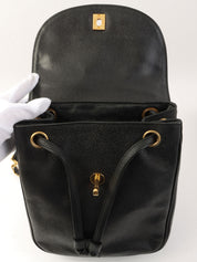 1995年頃製 キャビアスキンCCターンロックバックパック ブラック