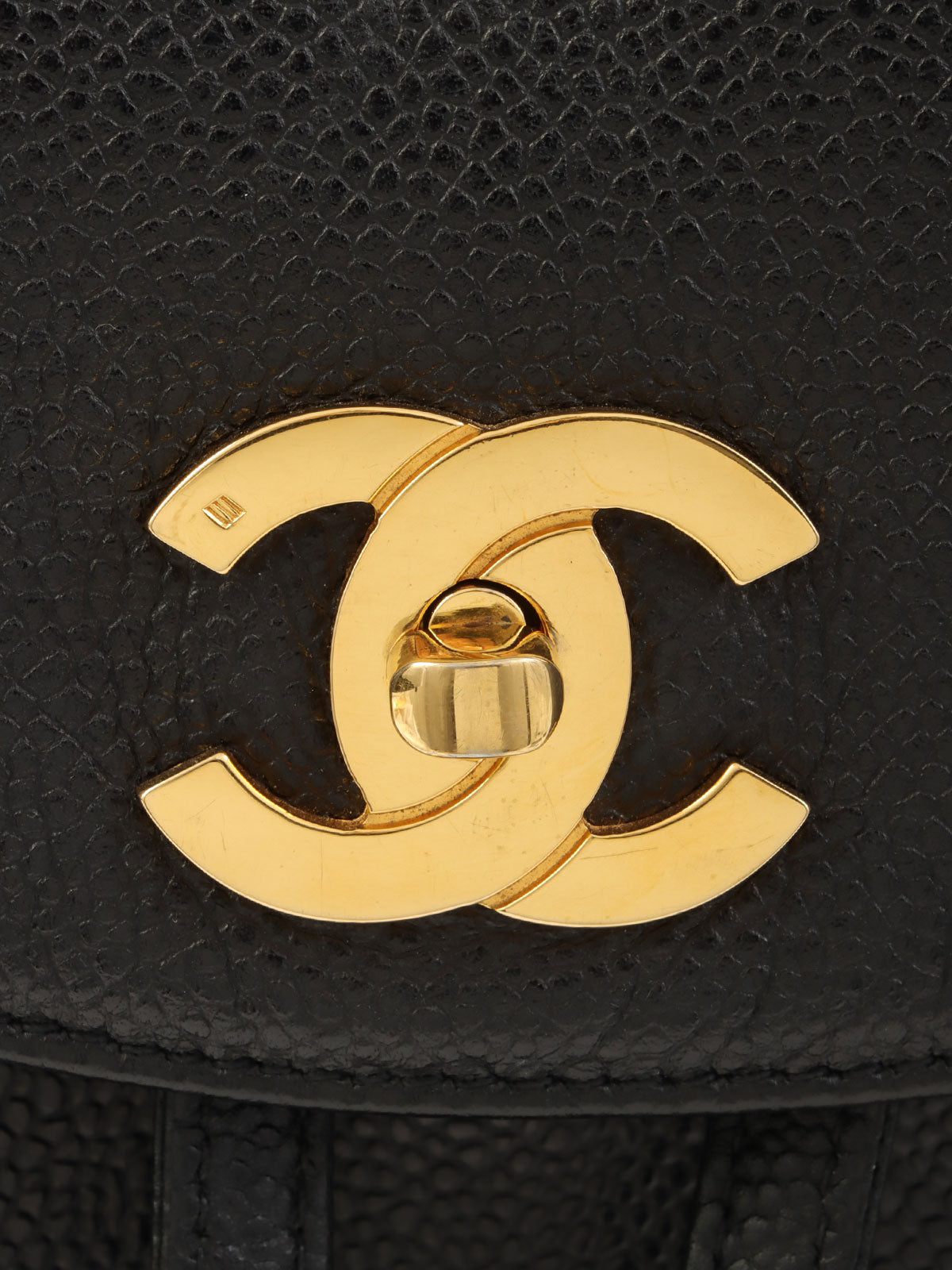 1995年頃製 キャビアスキンCCターンロックバックパック ブラック