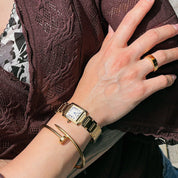 18K Tank Française SM W50002N2 Quartz Ivory