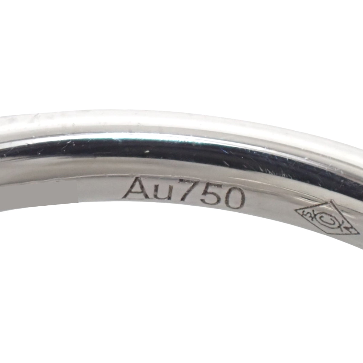 18K Juste un Clou Hoop Earrings, White Gold
