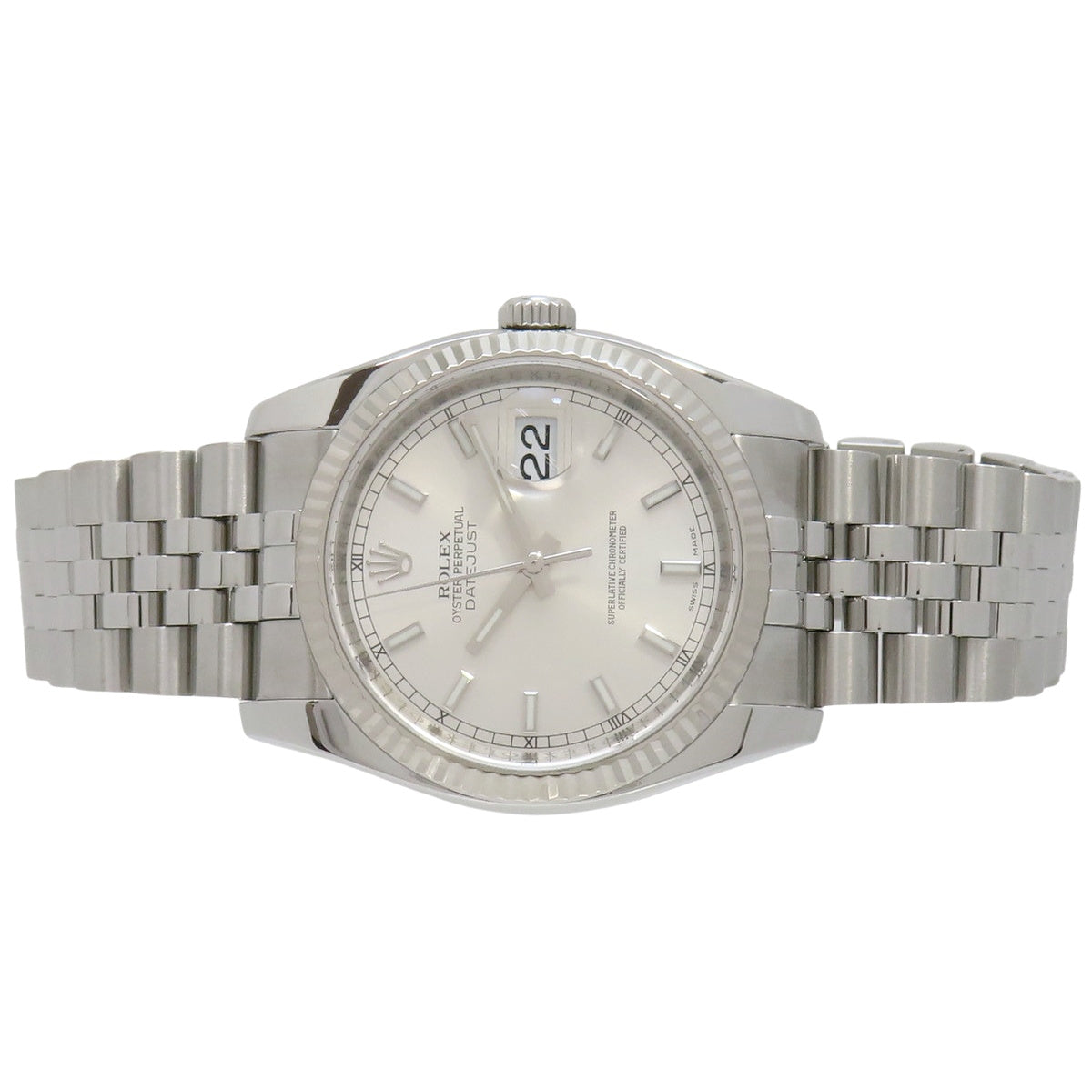 2010年頃製 デイトジャスト 36mm 116234 G番 自動巻き シルバー