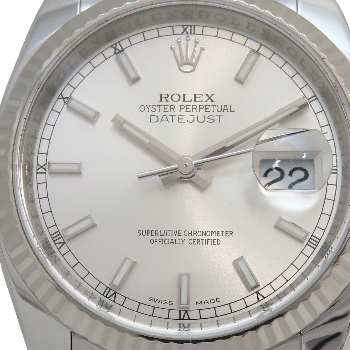 2010年頃製 デイトジャスト 36mm 116234 G番 自動巻き シルバー