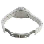 J12 Chronograph Diamond Bezel 41mm H1008 Automatic White