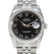 2006年頃製 デイトジャスト 36mm 116234 Z番 自動巻き ブラック