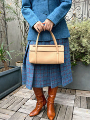 Beige Cabochon Handbag