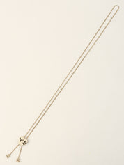 2000年製 ハートモチーフNo.5 CCマークネックレス ゴールド/アイボリー