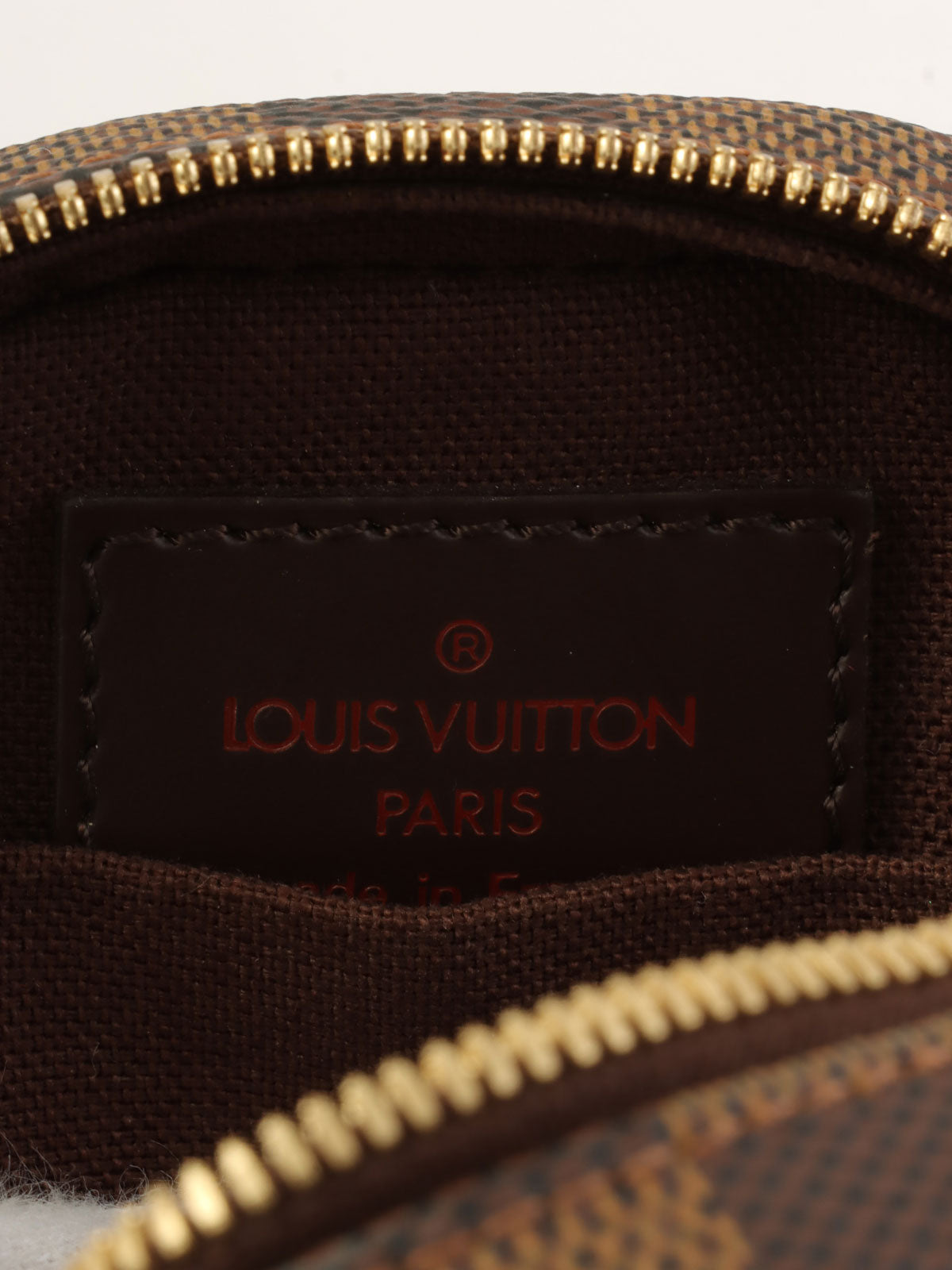 2007年製 キャンバスモノグラムダミエエテュイ・オカピPM ブラウン