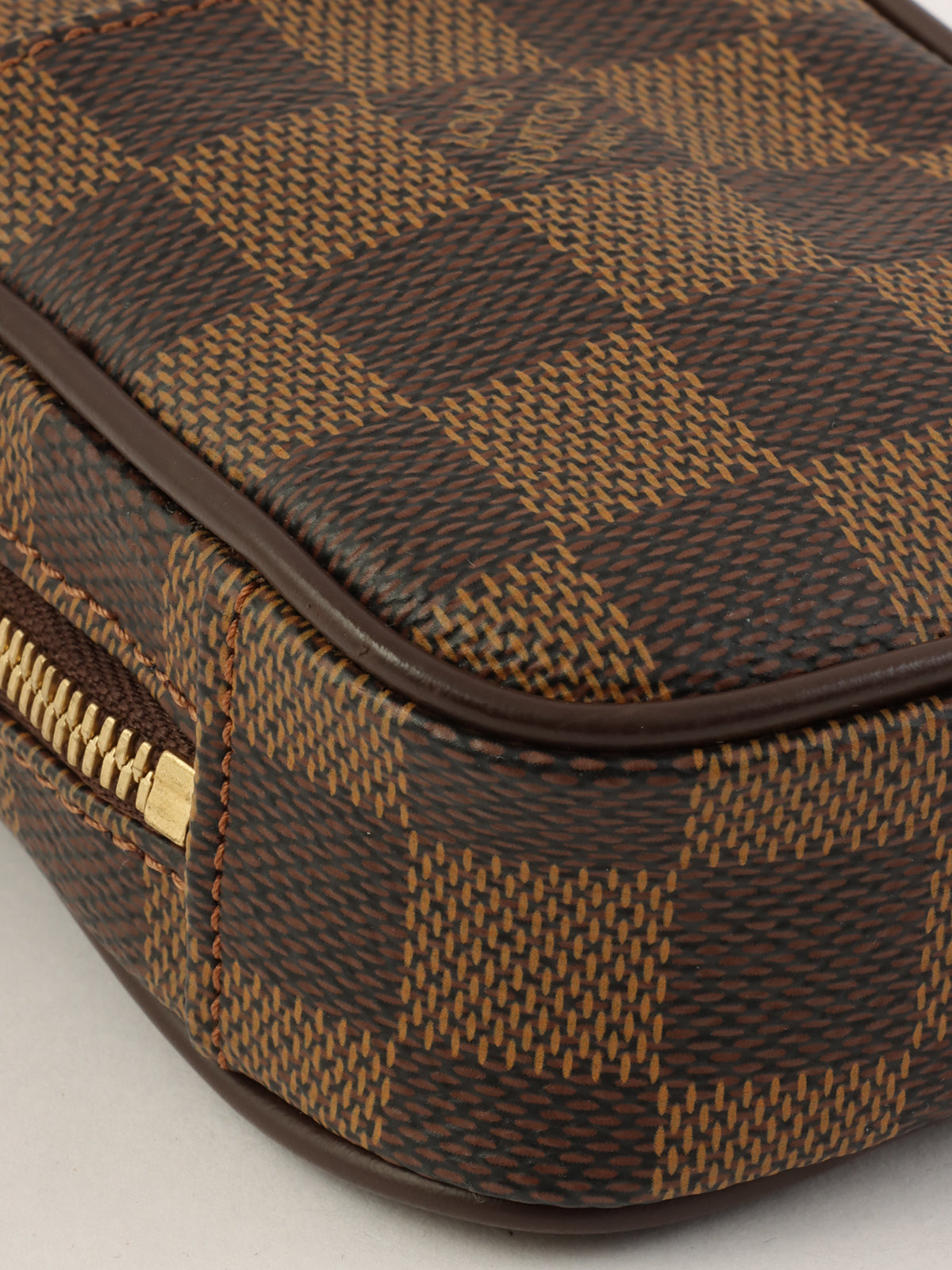 2007 Canvas Monogram Damier Etui Okapi PM Brown