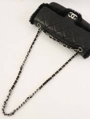 2008年頃製　マトラッセWチェーンファーショルダーバッグ　ブラック