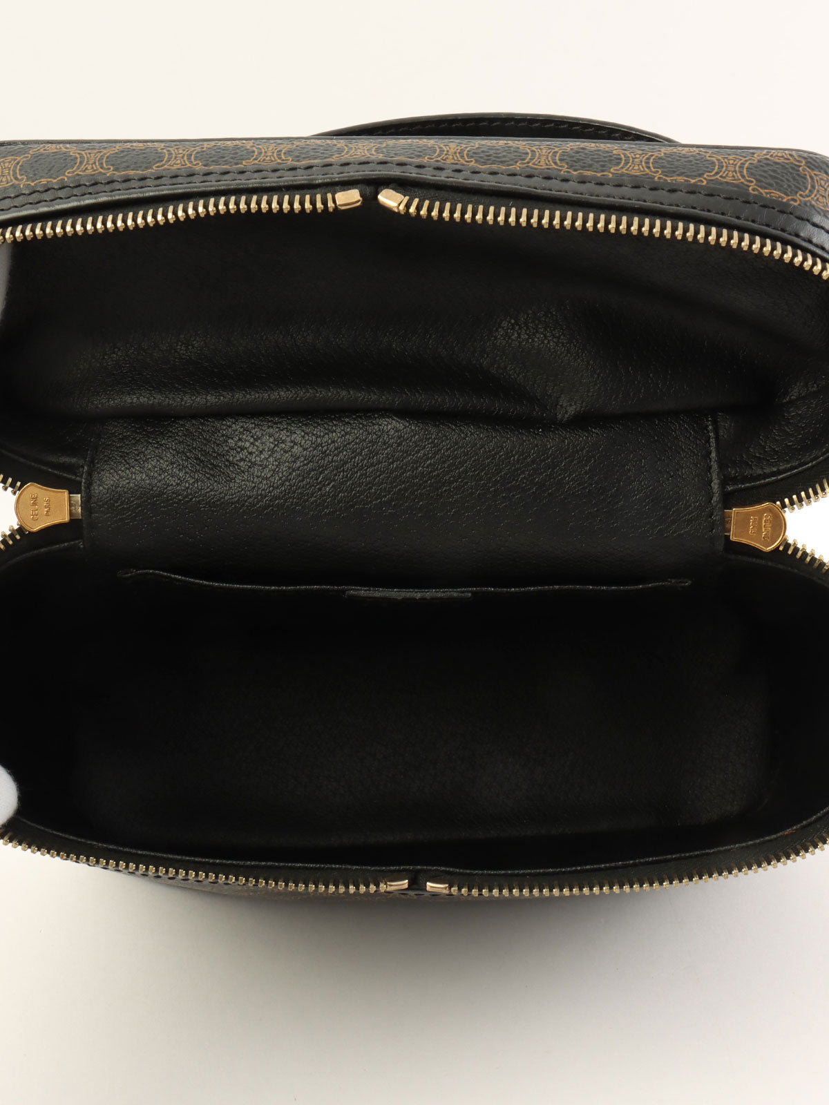 Macadam Pattern Circle Logo 2-Way Vanity Bag Brown/Black