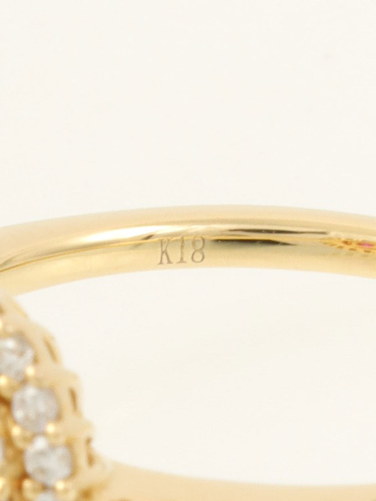 18K Gold/Cherry Red Ruby and Diamond Oval Ring