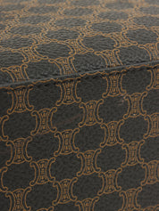 Macadam Pattern Circle Logo 2-Way Vanity Bag Brown/Black