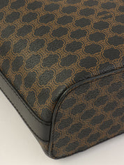 Macadam Pattern Circle Logo 2-Way Vanity Bag Brown/Black