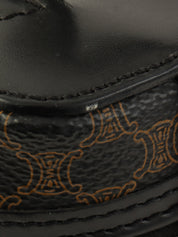 Macadam Pattern Circle Logo 2-Way Vanity Bag Brown/Black