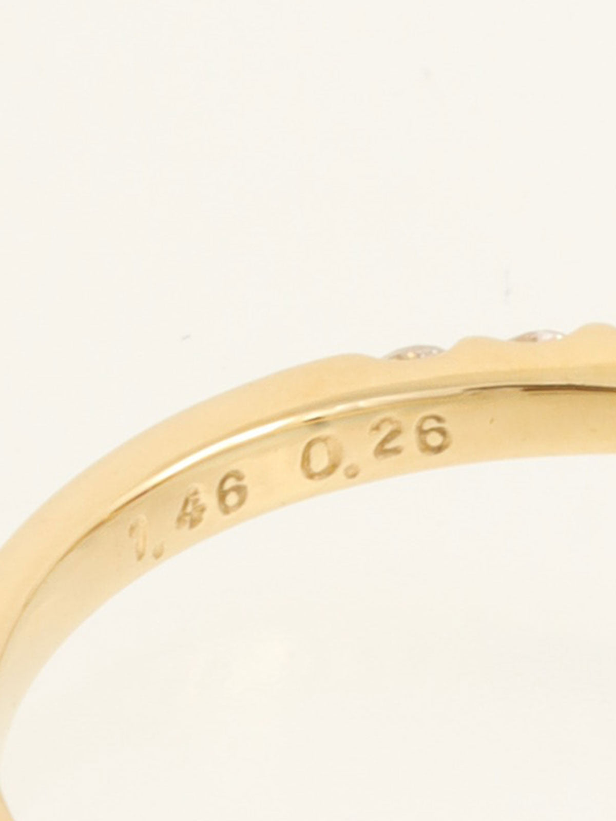 18Kルビーダイヤモンドリング　ゴールド/レッド