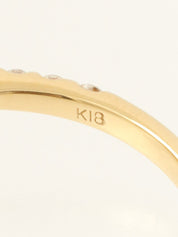 18Kルビーダイヤモンドリング　ゴールド/レッド