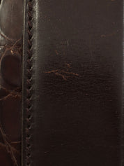 鳄鱼帆布 GG 图案组合米色/深棕色两用包