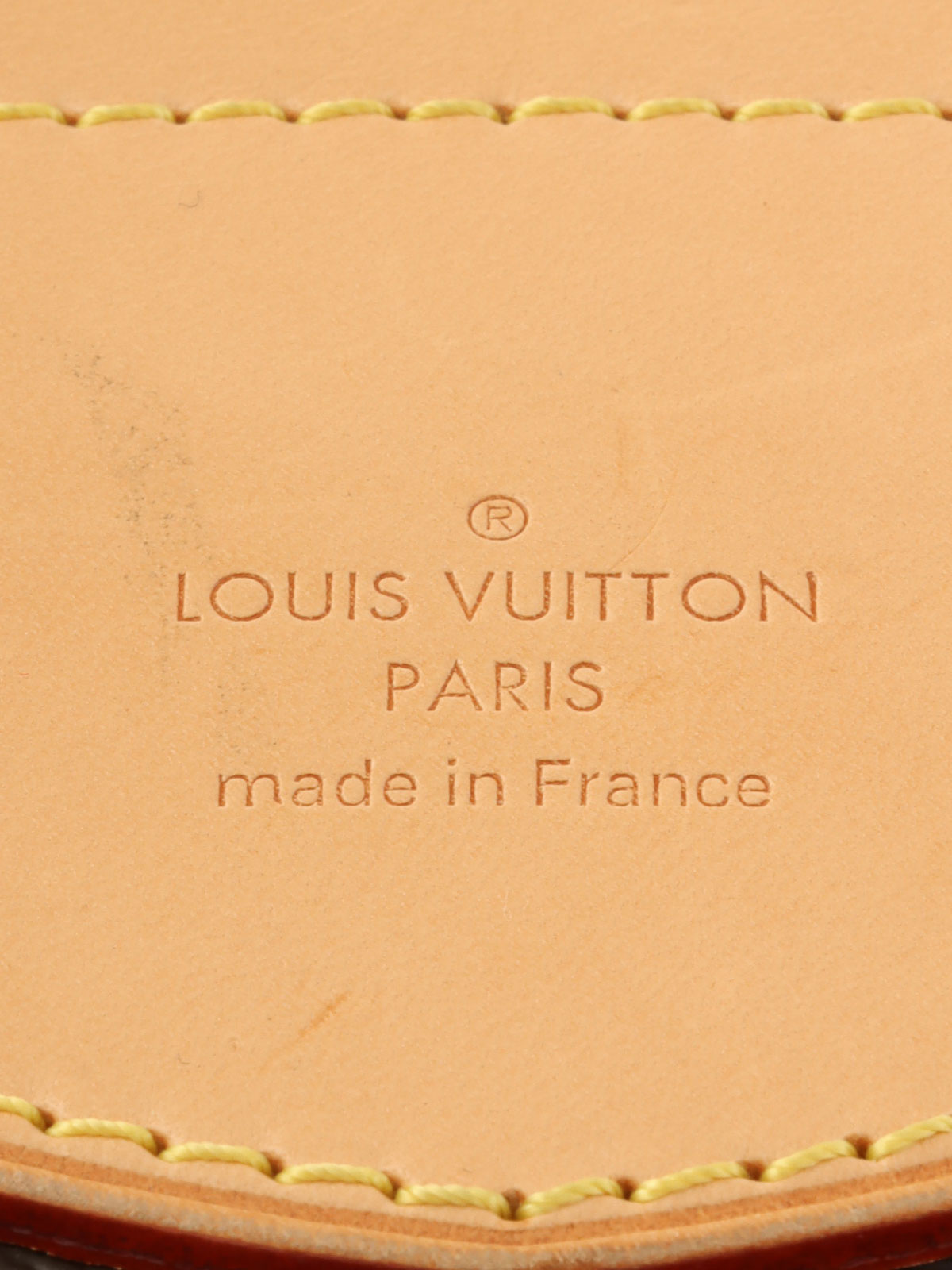 2009年製 キャンバスモノグラムストレイザーPM ブラウン