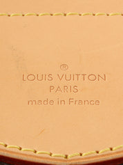 2009年製 キャンバスモノグラムストレイザーPM ブラウン