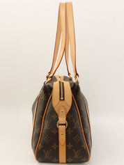 2009年製 キャンバスモノグラムストレイザーPM ブラウン