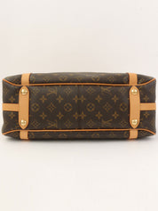 2009 Canvas Monogram Strazer PM 棕色
