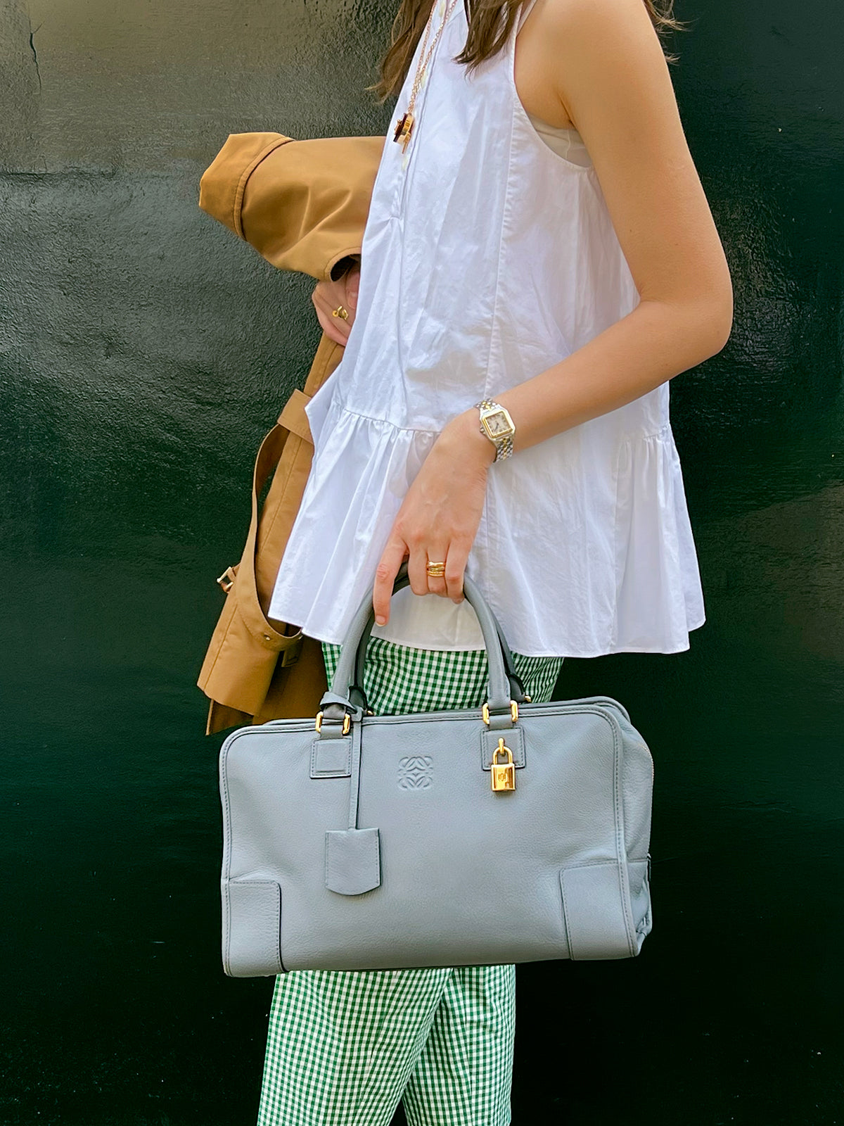 アナグラムアマソナボストンバッグ ブルー