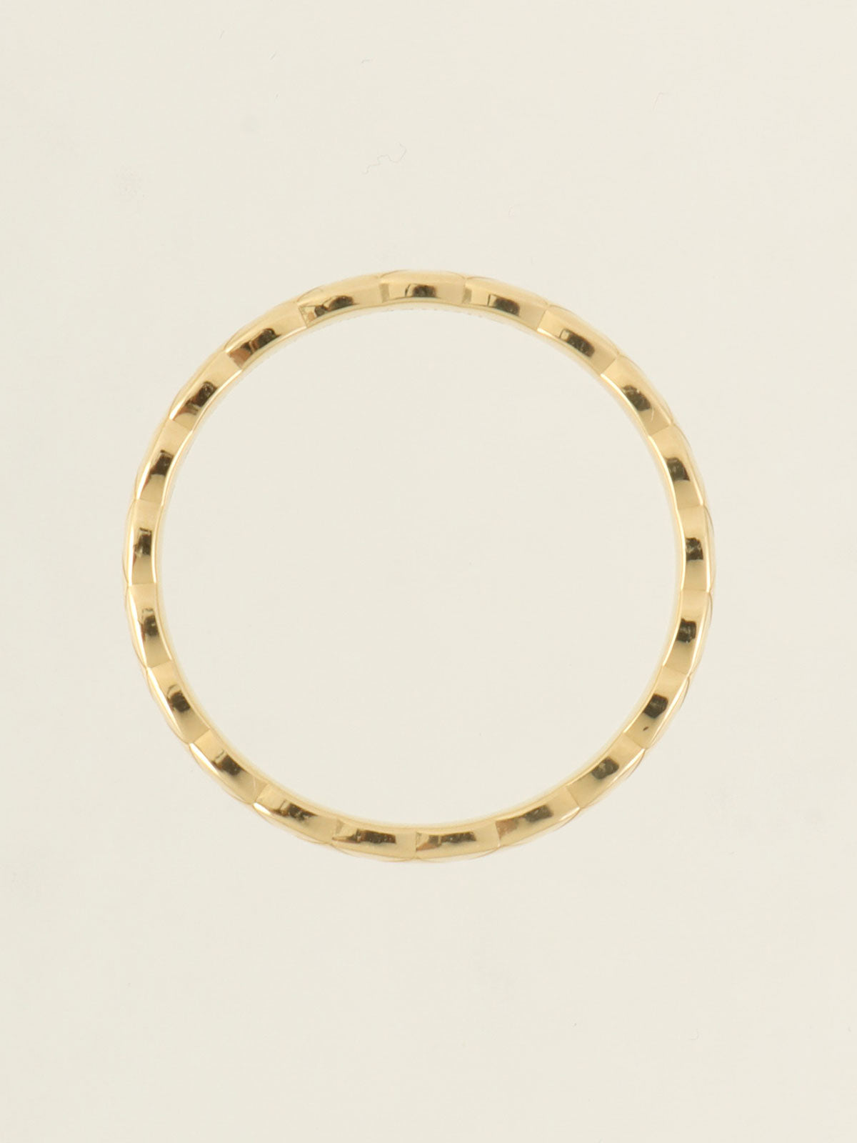 18Kココクラッシュリング ゴールド