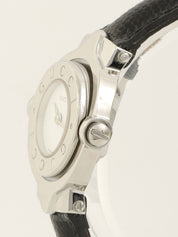 Logo Turnface 2-Way Watch Silver/Black