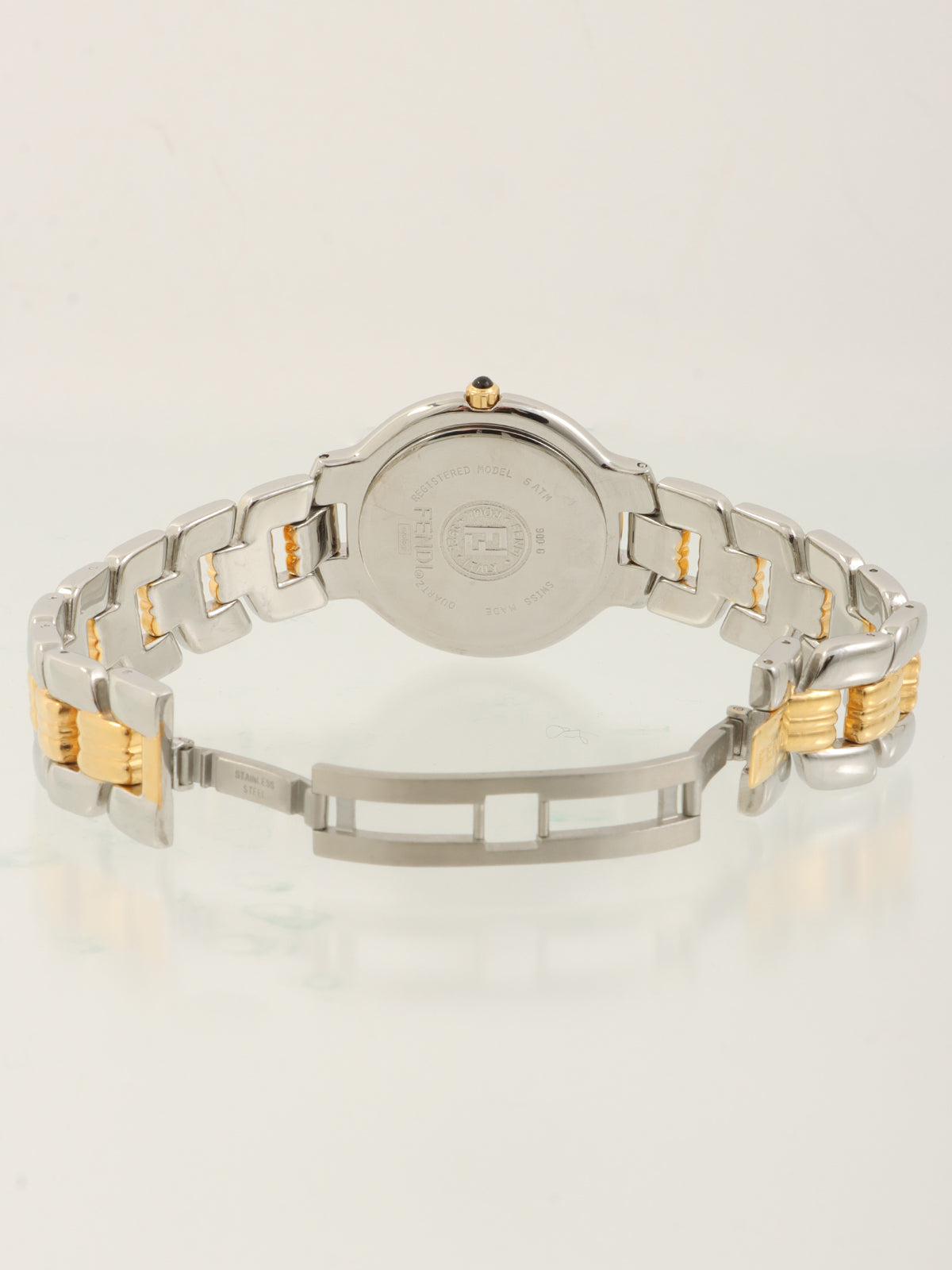 圆形Logo表盘腕表 金/银色