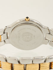 ラウンドロゴフェイスウォッチ ゴールド/シルバー